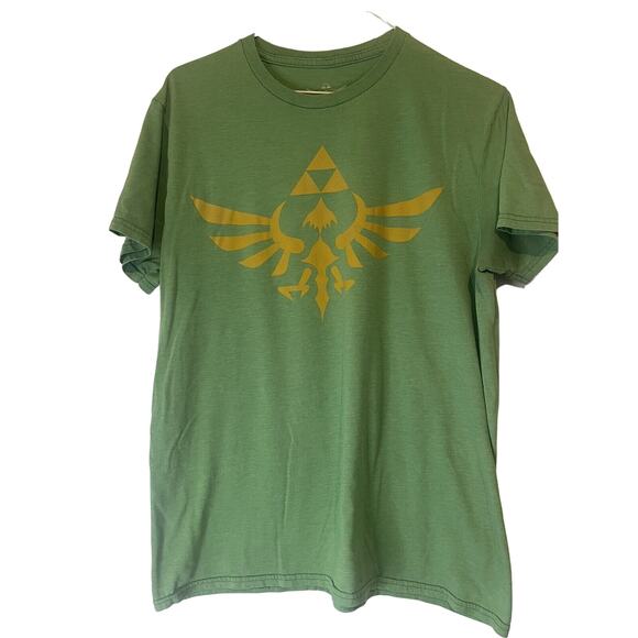 Zelda "The Legend Of Zelda" Skyward Sword Green T-Shirt Size Large Gamer Link - Picture 1 of 4